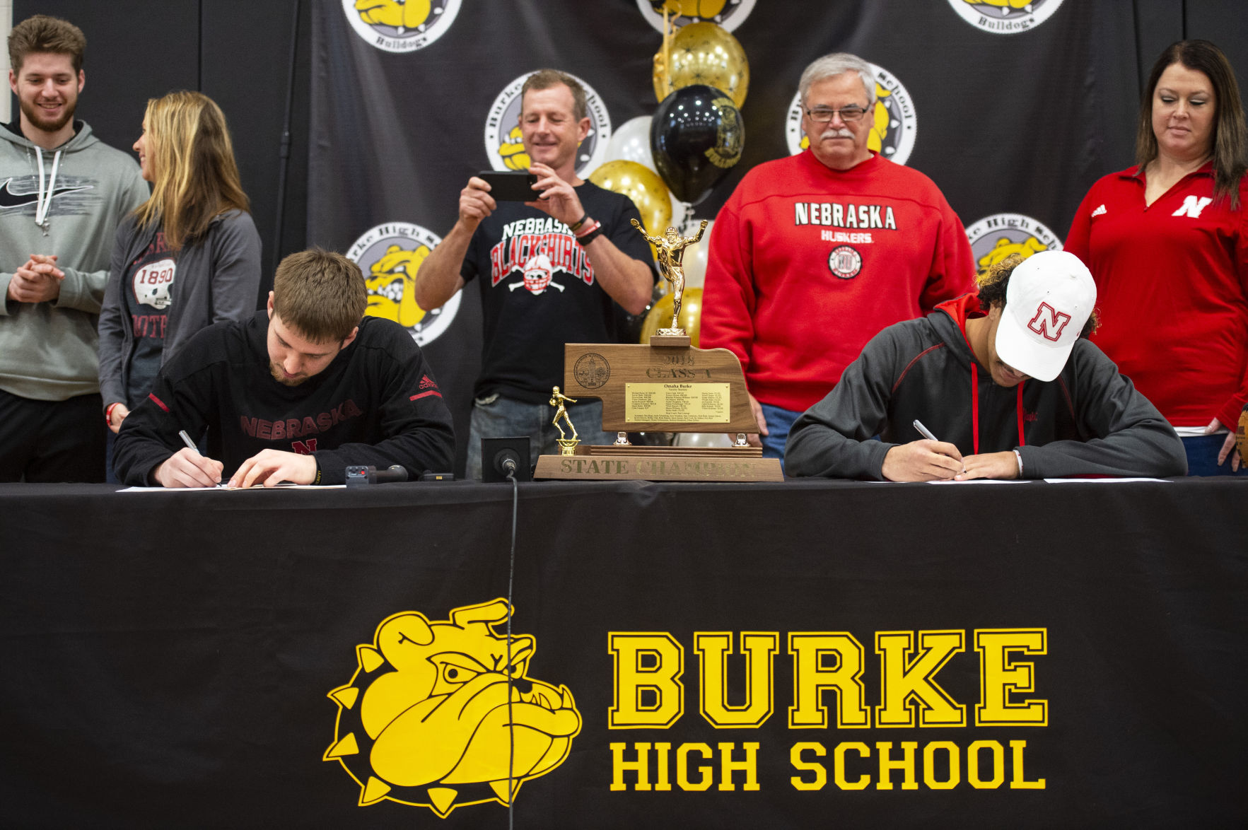 Omaha Burke signing ceremony, 12.19